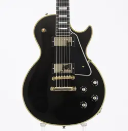 USED GIBSON CUSTOM / 1968 LES PAUL CUSTOM EBONY 2004 MOD 043368 ELECTRIC GUITAR