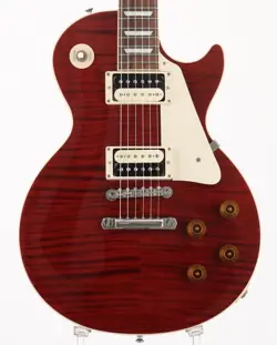 GIBSON CUSTOM SHOP CUSTOM COLLECTION LES PAUL CLASS 5 FIGURED TOP W/HARD CASE