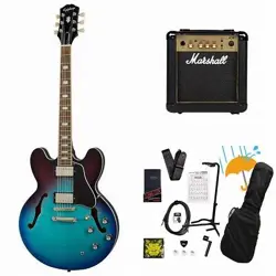 EPIPHONE INSPIRED BY GIBSON ES-335 FIGURED BLUEBERRY BURST BBB ES335 MARSHALL MG