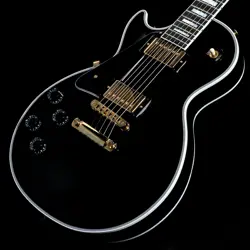 GIBSON CUSTOM SHOP / LES PAUL CUSTOM EBONY GLOSS EBONY LEFT-HANDED S/N: CS402991