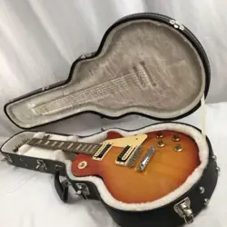 USED 2010 GIBSON USA LES PAUL 70S DELUXE, CHERRY SUNBURST W/ GIBSON HARD CASE