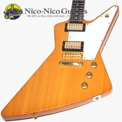 EPIPHONE 2023 INSPIRED BY GIBSON CUSTOM SHOP KORINA 1958 EXPLORER AGED NATURAL