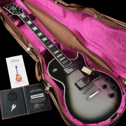 GIBSON CUSTOM SHOP LES PAUL CUSTOM SILVER BURST CHROME 2014 ELECTRIC GUITAR