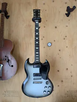 ELECTRIC GUITAR GIBSON SG SPECIAL 70S TRIBUTE 2012 SILVER SUNBURST MADE IN USA