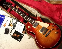 GIBSON LES PAUL TRADITIONAL HERITAGE CHERRY SUNBURST ELECTRIC GUITAR W/HARD CASE