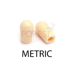 COMPATIBLE GIBSON LES PAUL AND EPIPHONE TOGGLE SWITCH TIP IVORY METRIC, KNOB