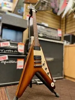 GIBSON LIMITED EDITION FLYING V '98 NATURAL BURST 2001 ELECTRIC GUITAR USED