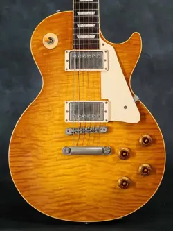 GIBSON CUSTOM SHOP 1958 LES PAUL FIGURED TOP REISSUE 1998 ELECTRIC GUITAR