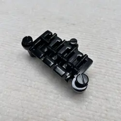 CHROME 3POINT 4STRING ELECTRIC BASS BRIDGE FOR EPIPHONE,GIBSON BASS GUITAR BLACK