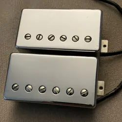 GIBSON USA 490R / 498T HUMBUCKER SET NICKEL W/ 4-CONDUCTOR LEAD WIRE