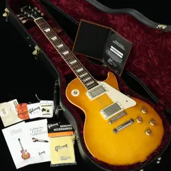USED GIBSON CUSTOM HC 1958 LES PAUL STANDARD REISSUE VOS LEMON BURST 2023 831340