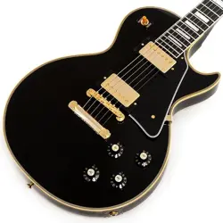 GIBSON CUSTOM SHOP 1968 LES PAUL REISSUE GLOSS EBONY 500728 *KP236