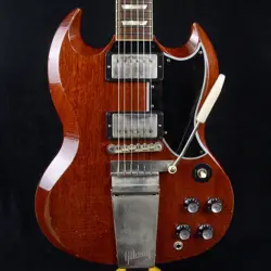 GIBSON CUSTOM SHOP MURPHY LAB 1964 SG STANDARD REISSUE W MAESTRO *YD410