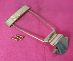 AGED DIAMOND TAILPIECE FOR GIBSON L-50, L48, ES-125, OR ES-330 - GOLD