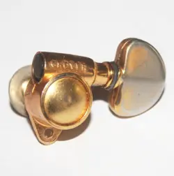 VINTAGE 1970'S GIBSON GROVER TUNER GOLD MILK BOTTLE BASS SIDE LES PAUL CUSTOM