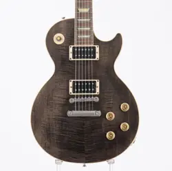 USED GIBSON / LES PAUL CLASSIC PLUS TRANS EBONY BURST 2001 MADE 4.19KG S/N 01204