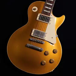 GIBSON HISTORIC CLLECTION 1957 LES PAUL STANDARD REISSUE GOLD TOP DARK BACK 2005