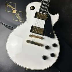 ELECTRIC GUITAR USED EPIPHONE INSPIRED BY GIBSON CUSTOM LES PAUL CUSTOM