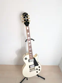 ELECTRIC GUITAR EPIPHONE BY GIBSON LES PAUL CUSTOM WHITE S/N I00032924