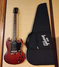 ELECTRIC GUITAR GIBSON SG STANDARD TRIBUTE FEATURES 2016 SGSCWCCH1 CHERRY SATIN