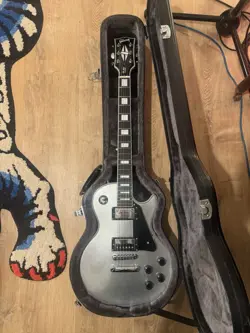 2022 GIBSON CUSTOM SHOP LES PAUL CUSTOM M2M TRG STINGER SILVER SPARKLE