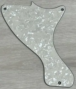 PICK FITS GIBSON LP JR. LES PAUL JUNIOR STYLE GUITAR PICKGUARD,IVORY WHITE PEARL