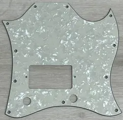 FOR GIBSON SG STANDARD SINGLE HUMBUCKER STYLE GUITAR PICKGUARD,IVORY WHITE PEARL