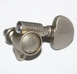 VINTAGE 1950'S GIBSON GROVER PAT PENDING USA TUNER NICKEL BASS SIDE 1957 1958