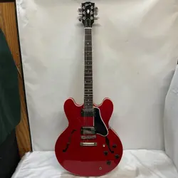 ACOUSTIC ELECTRIC GUITAR GIBSON MEMPHIS ES-335 DOT 2013 RED WITH HARD CASE