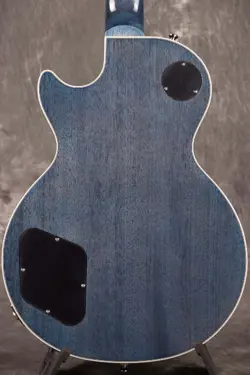 EPIPHONE INSPIRED BY GIBSON LES PAUL CUSTOM FIGURED TRANSPARENT BLUE EXCLUSIVE M