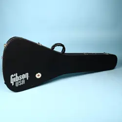 GIBSON USA BLACK KORINA FLYING V HARDSHELL GUITAR CASE WORLD WIDE SHIPPING