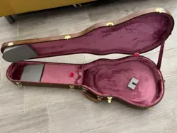 GIBSON LIFTON HISTORIC 5-LATCH BROWN/PINK HARDSHELL LES PAUL GUITAR CASE