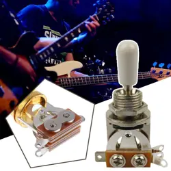 NEW STRAIGHT SHORT 3-WAY TOGGLE SWITCH FOR GIBSON/EPIPHONE LES PAUL GUITAR R5V1