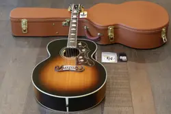 2017 GIBSON SJ-200 STANDARD SERIES ACOUSTIC JUMBO GUITAR VINTAGE SUNBURST + CASE