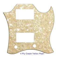 PARTS FOR US GIBSON SG PAF HUMBUCKER GUITAR PICKGUARDS, 4PLY CREAM PEARL