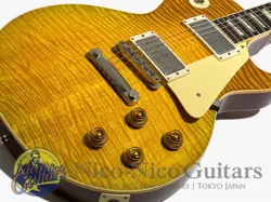GIBSON CUSTOM SHOP 2023 HISTORIC '59 LES PAUL VOS GREEN LEMON FINISH