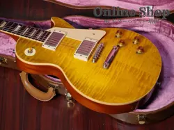 GIBSON CUSTOM SHOP 2019 60TH ANNIVERSARY 1959 LES PAUL STANDARD GREEN LEMON