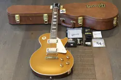 2024 GIBSON 50’S LES PAUL STANDARD ELECTRIC GUITAR GOLDTOP + OHSC & PAPERS