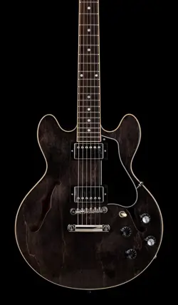 GIBSON ES-339 (2022) - TRANSPARENT EBONY #20040 WITH ORIGINAL HARD CASE