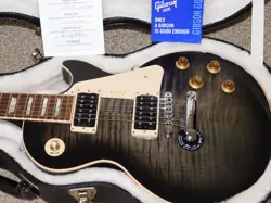 GIBSON LES PAUL CLASSIC PLUS ELECTRIC GUITAR 2011 TRANS EBONY