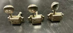 KLUSON DELUXE DOUBLE LINE TUNERS 3X3 1960S GIBSON,RICKENBACKER BASS SIDE ONLY.