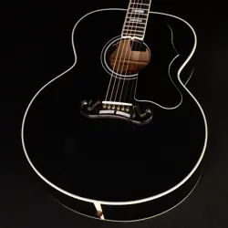 GIBSON SJ-200 CUSTOM EBONY NEW ACOUSTIC GUITAR