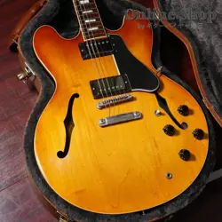 GIBSON MEMPHIS 2017 ES-335 BLOCK PLAIN TOP FADED LIGHT BURST (2017) (20250319)