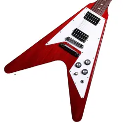 [GIBSON] FLYING V 67 REISSUE CHERRY 2012 ELECTRIC GUITAR WITH HARD CASE USED