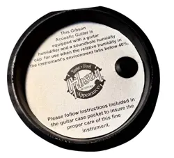 GIBSON GUITAR SOUND HOLE BLOCKER - NOISE REDUCTION, HOWLING PREVENTION, USED