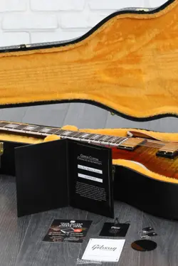 GIBSON CUSTOM LES PAUL AXCESS CUSTOM FIGURED TOP - BENGAL BURST SN: CS200405