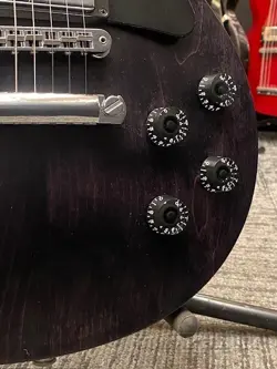 GIBSON LES PAUL STUDIO FADED 2016 -SATIN EBONY- BURSTBUCKER PRO PICKUPS SAFE DEL
