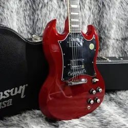 GIBSON SG STANDARD USED MAHOGANY BODY HERITAGE CHERRY W/HARD CASE