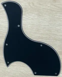 CUSTOM FOR FIT GIBSON LES PAUL SG JUNIOR STYLE GUITAR PICKGUARD,3 PLY BLACK