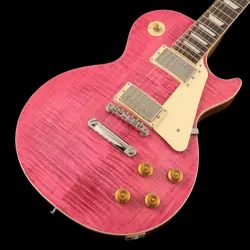 GIBSON USA / LES PAUL STANDARD 50S FIGURED TOP TRANSLUCENT FUCHSIA S/N 219840056